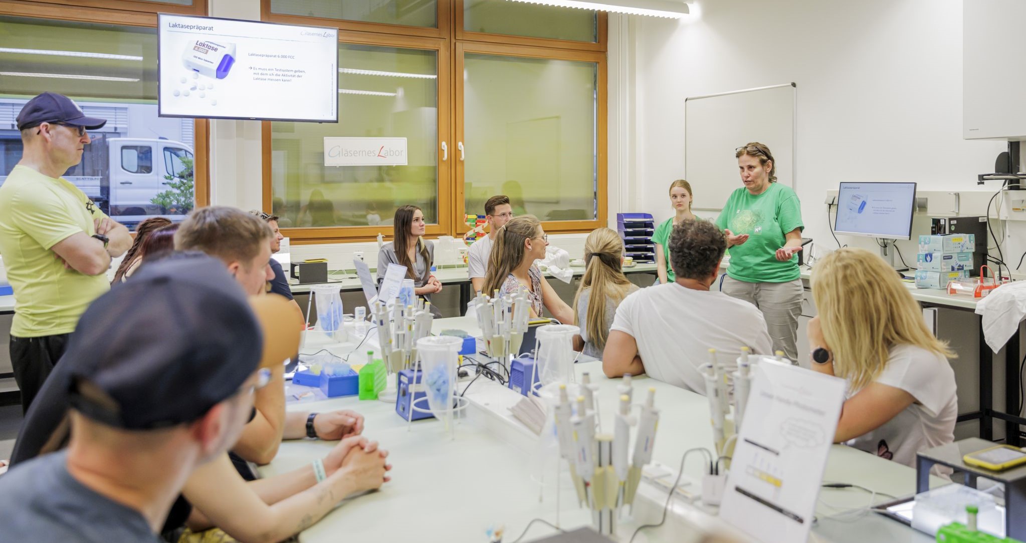 Im Labor. Wüstenhagen